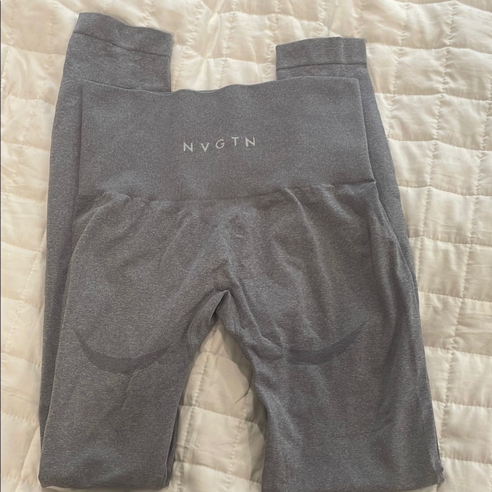 NVGTN Gray Leggings Comfortable Stylish Bottoms